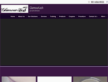 Tablet Screenshot of iglamourlash.com
